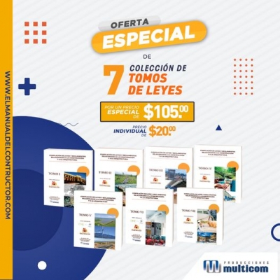 Colección 7 Tomos Compilación De Leyes