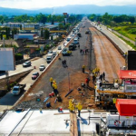 Inicia la pavimentación de la rampa del paso a desnivel de San Juan Opico
