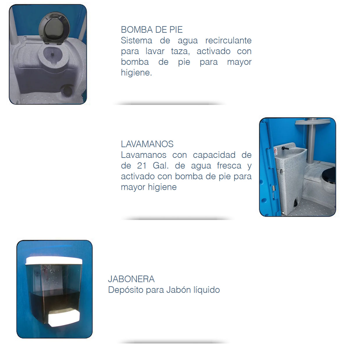 Alquiler de Baño portátil deluxe - Arreconsa