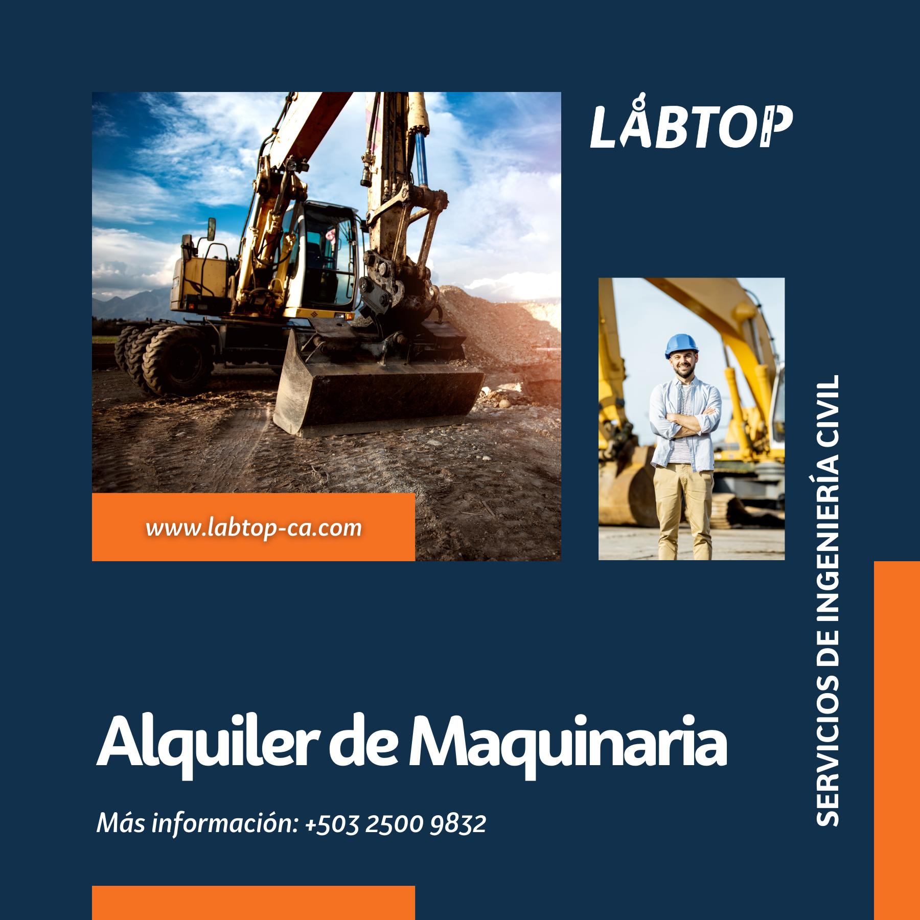 Alquiler de maquinaria - LABTOP, El manual del constructor