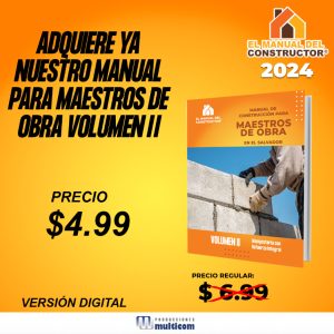 Manual De Construcción Para Maestros De Obra En El Salvador - Volumen II