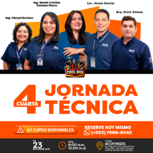 4.ª Jornada Técnica TOOLBOX 2026 (Estudiantes y socios ACOFINGES)