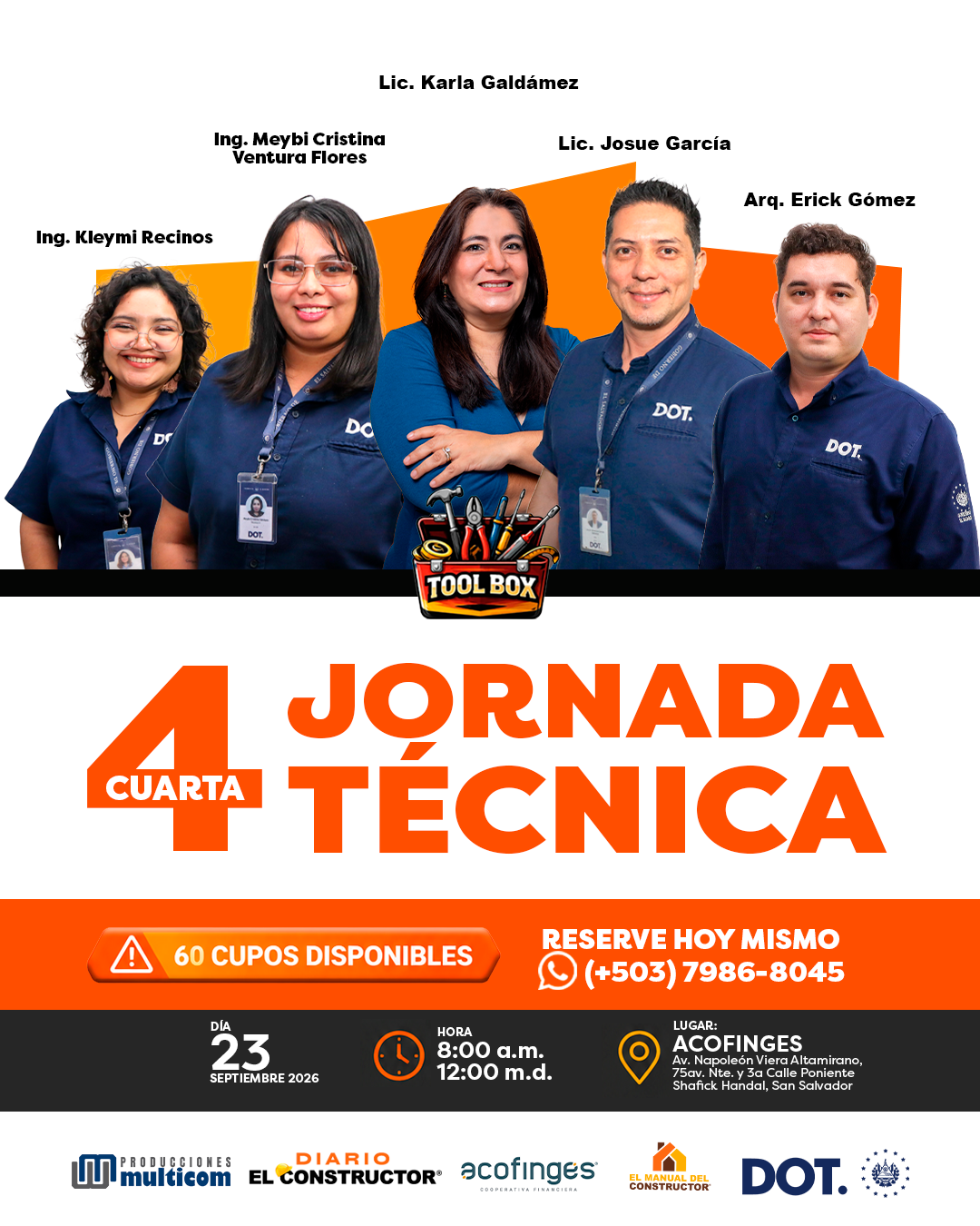 4.ª Jornada Técnica TOOLBOX 2026