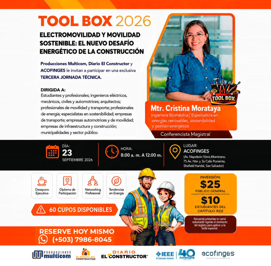 Tercera Jornada Técnica ToolBox 2026 (Estudiantes y socios ACOFINGES)