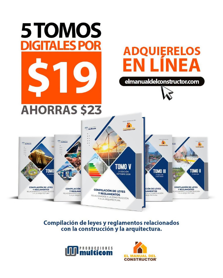 Combo Tomos de leyes y Reglamentos (Tomos del 1 al 5)